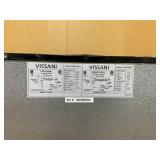 VISSANI 23.4 in. 50 Bottle, 154 Can, Wine and Beverage Cooler with Stainless Steel Door