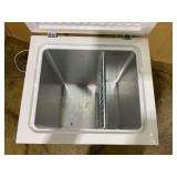 Vissani 5.0 cu. ft. Manual Defrost Chest Freezer with LED Light in White Garage Ready