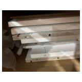 Costway JV12614WH Bathroom Floor Storage Cabinet with 2 Doors & Adjustable Shelves - White