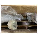 Outsunny Rustic Solid Fir Wood Outdoor Rocking Chair Brown MISSING BACKREST