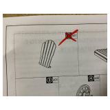 Outsunny Rustic Solid Fir Wood Outdoor Rocking Chair Brown MISSING BACKREST