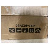 HOMCOM 9 Drawers Storage Chest Dresser Organizer Unit w/ Foldable Bins