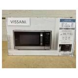 Vissani 1.1 cu. ft. Countertop Microwave in Fingerprint Resistant Stainless Steel