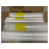 Outsunny 4-Piece Seat Cushion Pillows Replacement, Patio Chair Cushions Set with Back for Indoor Outdoor, Grey | Aosom Canada