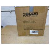 HOMCOM Round Ottoman, Upholstered Foot Stool, Teddy Fleece Fabric for Living Room, Entryway, White