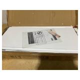 HOMCOM 54" Tall Bathroom Storage Cabinet, Freestanding Linen Tower with 2-Tier Shelf and Drawers, Narrow Side Floor Organizer, White