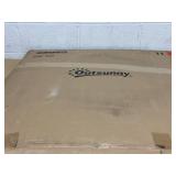 Outsunny 35" Round Outdoor Patio Bistro Dining Table French Cafe Style