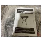 Outsunny 35" Round Outdoor Patio Bistro Dining Table French Cafe Style