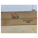 HOMCOM Room Divider, 4 Panel Folding Privacy Screen, 5.6