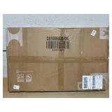 Giantex Black Computer Desk with Hutch, Home Office Desk with Power Outlets, USB Ports