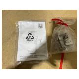 Outdoor Conversation Set, 4 Pieces Wicker Patio Furniture Set with Ergonomic Curved Design, Patio Chair Set with Water-Resistant Cushion & Tempered Glass Table for Balcony, Porch(Gray)