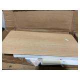 Kids Art Table & Chair Set with 2 Chairs & Paper Roll - Natural