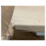 Kids Art Table & Chair Set with 2 Chairs & Paper Roll - Natural