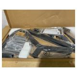 Soozier 2-Inch Weight Plate Rack with Barbell Bar Holders, Olympic Weight Tree, 660 lbs. Capacity, Blac