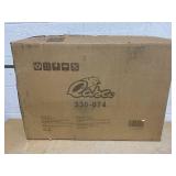 Qaba Kids Metal Plush Ride-On Rocking Horse Chair Toy With Nursery Rhyme Music - Dark Brown