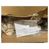 Qaba Ride on Horse, Plush Walking Horse Toy, Kids Riding Chair with Wheels for Kids 3-8 Years, Light Brown