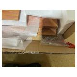 Costway Wooden Raised Garden Bed with Drainage Holes, Liner for Vegetable Flower Herb