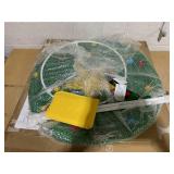 6.2 Feet Collapsible Christmas Tree with 200 Built-in LED Lights and Top Star