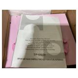 Costzon Kids Kitchen Playset, Wooden Pink Strawberry Themed Pretend Toy Set with 13-Pieces Cookware, Realistic Sound, Pot, Pan, Sink, Oven, Kitchen Set Gift for Toddlers