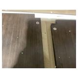 3-Tier Narrow End Table, Walnut, With Drawer And Storage Shelves