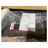 Costway 26 WiFi Infrared Quartz Electric Fireplace Insert Logs Heater