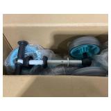 Costway Baby Balance Bike Toddler Riding Toys w/ 4 Wheels Blue