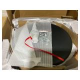 Costway Set of 4 Bentwood Round Stool Stackable Dining Chair w/Padded Seat Black