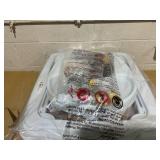 Costway Baby Walker Adjustable Height Removable Toy Wheels Folding Portable