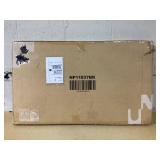 ANGELES HOME 3-Piece Metal Folding Outdoor Dining Set Table Bench Set with All-Weather HDPE Tabletop and Sturdy Metal black frame