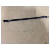 ANGELES HOME 3-Piece Metal Folding Outdoor Dining Set Table Bench Set with All-Weather HDPE Tabletop and Sturdy Metal black frame