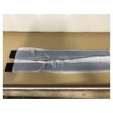 Linen Upholstered Headboard with Solid Rubber Wood Legs