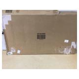 Costway 4 Foot Party Ice Cooler Folding Table Plastic with Matching Skirt Black/White