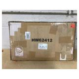 Costway Modern Brown Storage Bench 19-in x 11-in x 18-in