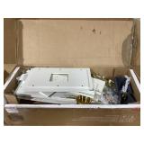 Costway -Kids White Play Kitchen with Stoves