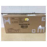 Costway TQ10273US-NY 6V Ride-on Train 2-Seater with Carriage & Flashing LED Lights, Blue