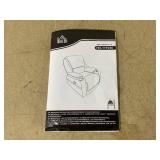 HOMCOM Recliner Massage Armchair with Heat Oversized Swivel Rocker with Footrest Remote and Side Pockets Black