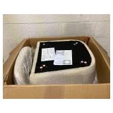 Set of 2 Leisure Chairs with Rubber Wood Legs