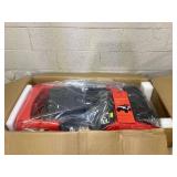 Aosom 12V Kids Ride On Truck with Parent Remote Control, Battery Powered Electric Car with Spring Suspension, Adjustable Speed, LED Lights and Horn, Red