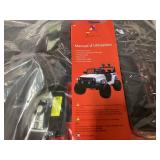 Aosom 12V Kids Ride On Truck with Parent Remote Control, Battery Powered Electric Car with Spring Suspension, Adjustable Speed, LED Lights and Horn, Red