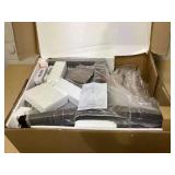 Set of 4 Dining Chairs Upholstered Curved Back Side