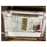 Set of 4 Dining Chairs Upholstered Curved Back Side