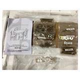 Set of 4 Dining Chairs Upholstered Curved Back Side