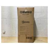 Outsunny Tall Planters for Outdoor Plants Set of 3, 28 In Taper Planters with Drainage Holes, Indoor Grande Plant Pots, Front Porch Decor (Black)