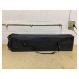 Outsunny 2 Person Folding Camping Cot for Adults, 50" Extra Wide Outdoor Portable Sleeping Cot with Carry Bag, Elevated Camping Bed, Beach Hiking, Black