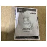 HOMCOM Electric Fireplace Stove, Freestanding Fireplace Heater, 750W/1500W, Black