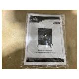 HOMCOM Fireplace Stove, Electric Fireplace Heater with Realistic LED Flames and Logs, 725W/1450W, White