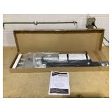 Outsunny Raised Garden Bed, Outdoor Metal Planter Box with Mini Greenhouse, White and Silver