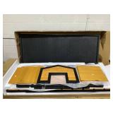 PawHut Tortoise Enclosure Tortoise House with Adjustable Lamp Holder Storage Shelf, Dual Main Houses, Openable Lid