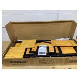 PawHut Tortoise Enclosure Tortoise House with Adjustable Lamp Holder Storage Shelf, Dual Main Houses, Openable Lid