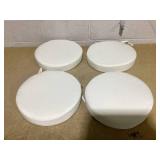 Set of 4 Outsunny Outdoor Chair Cushions for Patio Furniture